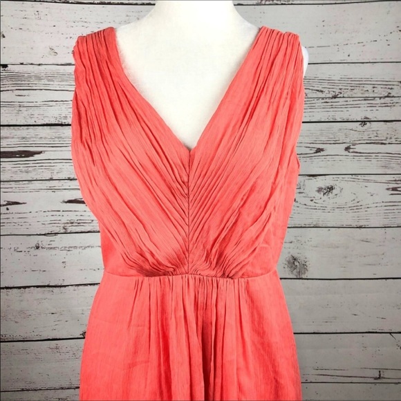 J.crew coral dress size 12 - Picture 2 of 6